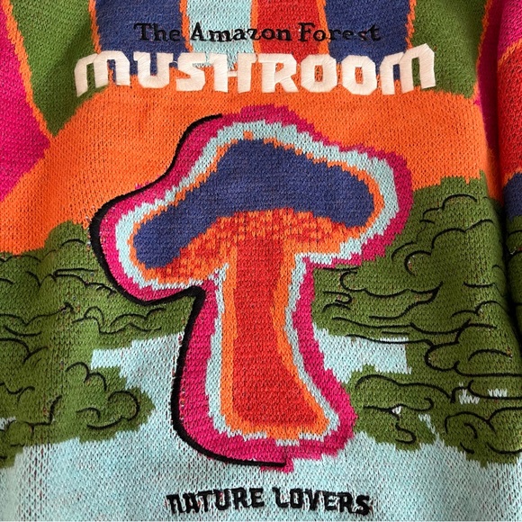 FARM Rio Colorful Mushroom Sweater - Picture 7 of 14